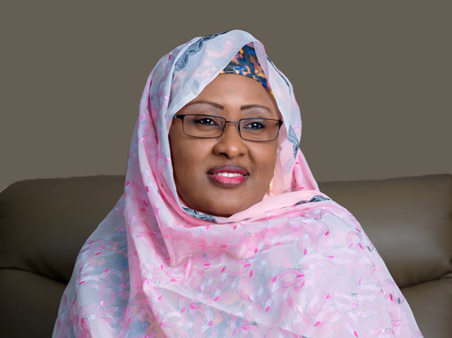 Aisha Buhari promises to support female medical workers