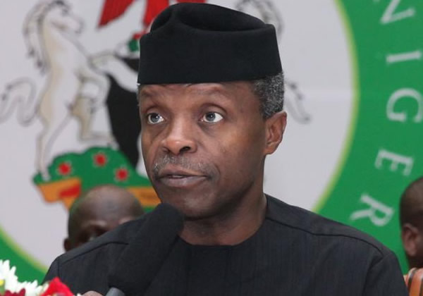 Osinbajo faults calls for Nigeria's restructuring