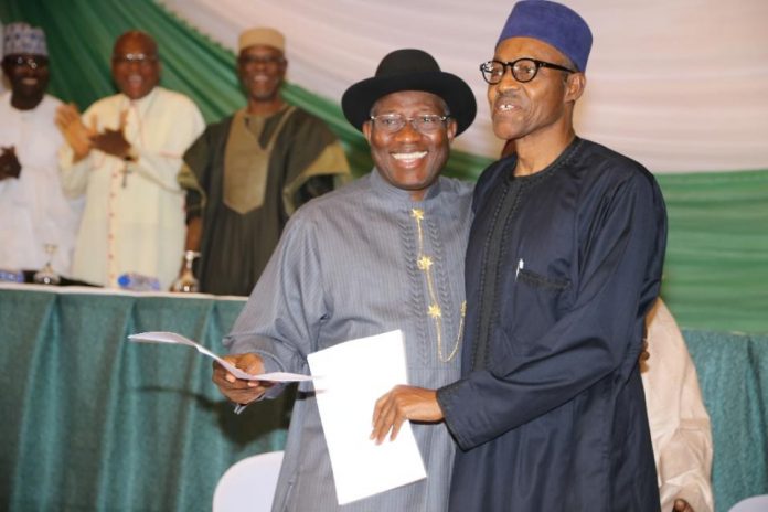BREAKING: Buhari, Jonathan meet inside Aso Rock