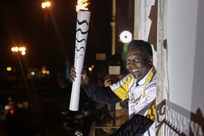 Breaking: Pele out of Olympic flame lighting