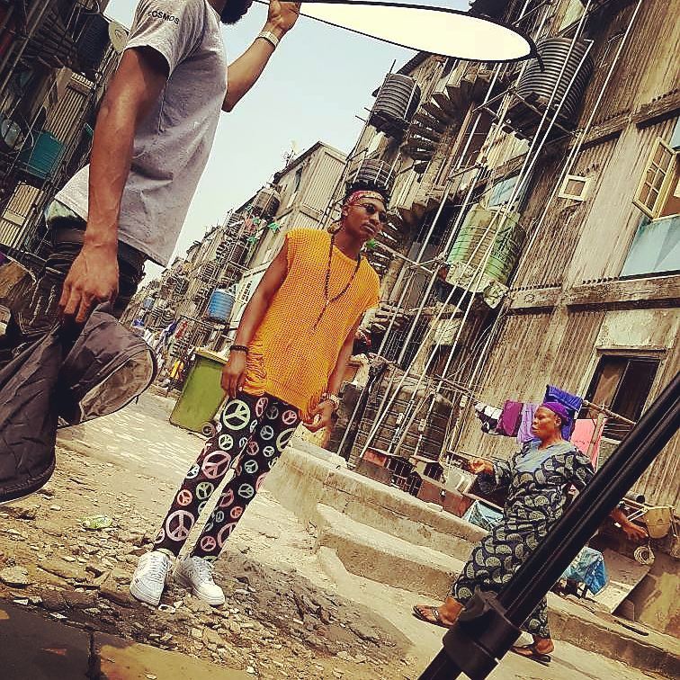 Efe and Olamide Take To The Streets To Shoot Video For 'Warri'