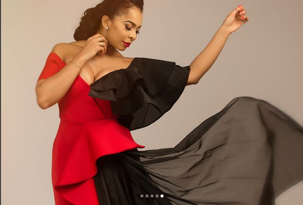 Exquisite Photos Of TBoss In Red As She Turns Year Older