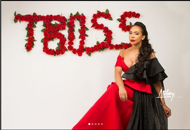 Exquisite Photos Of TBoss In Red As She Turns Year Older