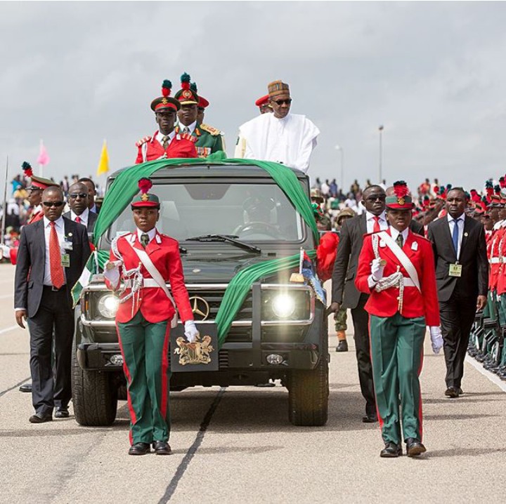 President Buhari & Top Dignitaries Attend Nigerian Defence Academy Passing Out Parade Ceremony