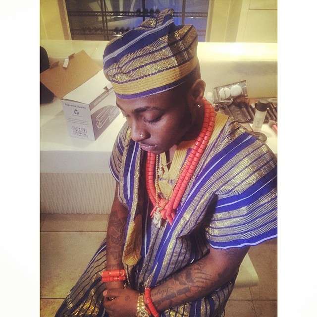 Wizkid Vs. Davido Vs. Olamide..Who Rocked The Traditional 'Agbada' Outfit Best? (Photos)