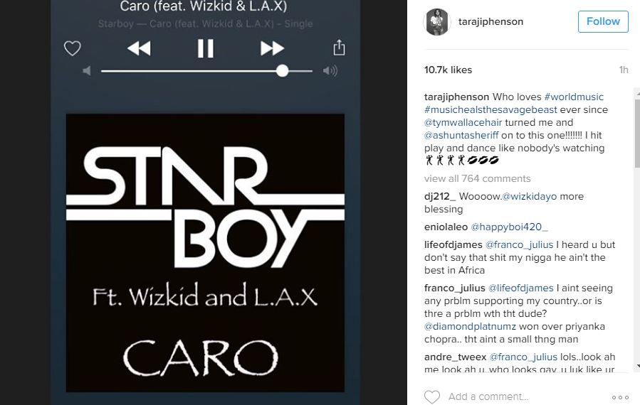 See What Empire's Cookie Lyon said about Wizkid