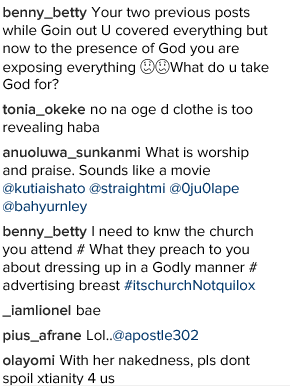 Photos: See What Nollywood Actress Oge Okoye Wore to Church That Got Her in Trouble