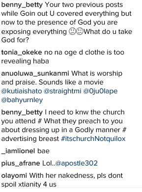 Photos: See What Nollywood Actress Oge Okoye Wore to Church That Got Her in Trouble