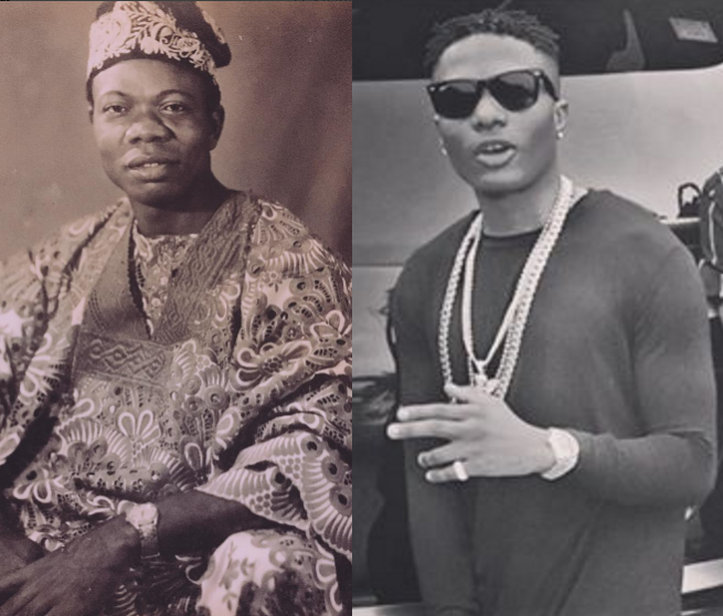 Wizkid Shares Photo Of His Look Alike Dad; Can You See The Striking Resemblance?