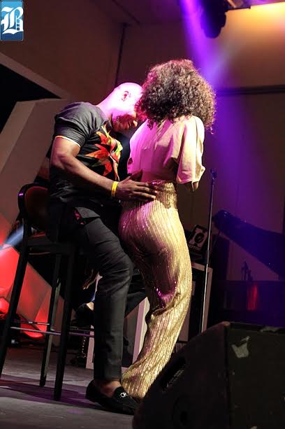 Singer Niyola Gives A Lucky Fan A Romantic Lap Dance During Performance (Photos)
