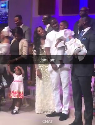 Happy Family!! Tiwa Savage, Teebillz And Their Son Pictured In Church (Photos)