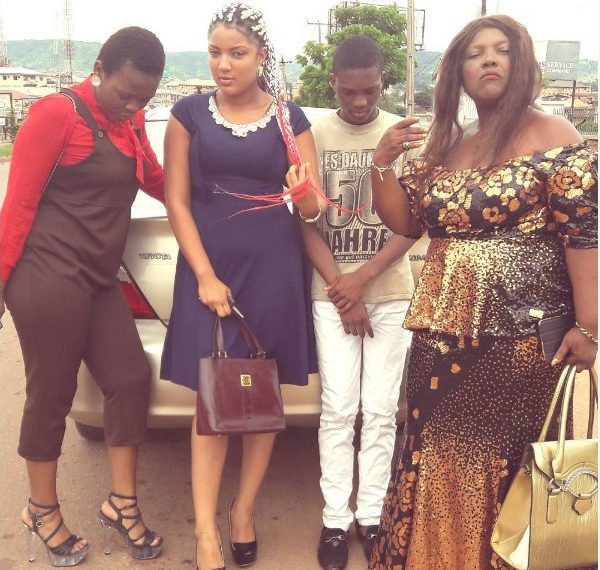 BB Naija: Photo of Gifty and her family