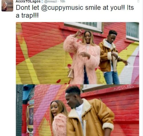 Photos: Mr Eazi Warns Fans of Staring at DJ Cuppy In The Eyes (See Why)