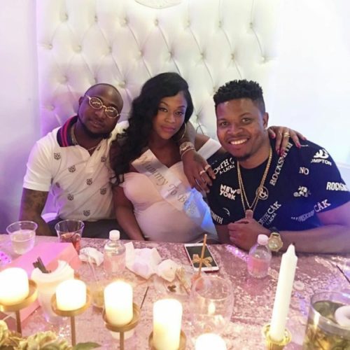 Davido Pictured with Second Baby Mama at Baby Shower in US | Photos