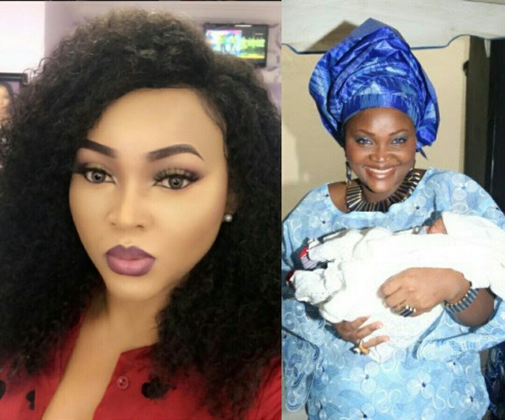 Mercy Aigbe bleaching?? See what this curious fan told her (Photo)