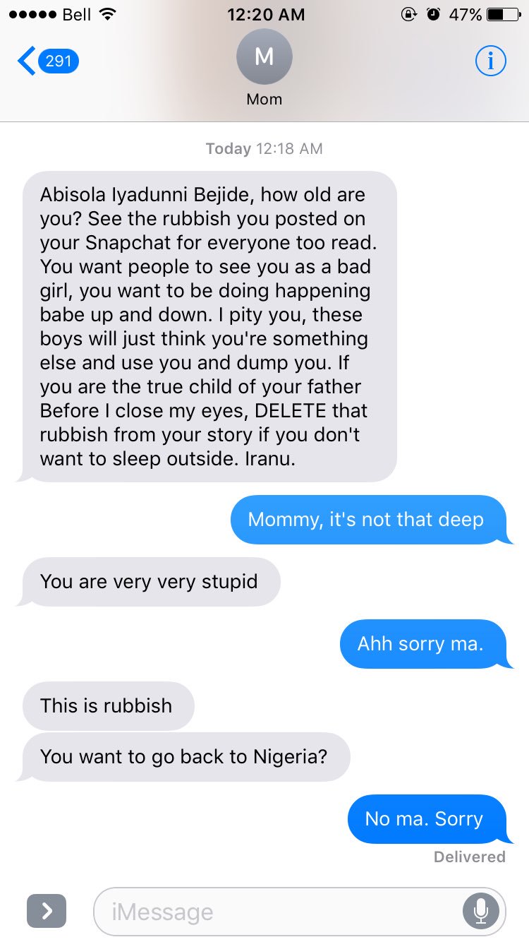 See the Hilarious Reactions of a Nigerian Mother after Daughter Posted about S*x on Social Media (Images)