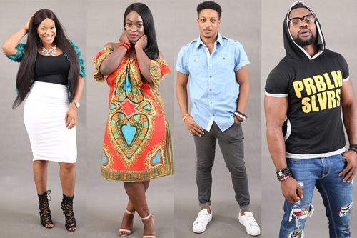 #BBNaija: Kemen Finally Re-united with Other Evicted Housemates, Ese, Jon & Uriel in Lagos (Photos)