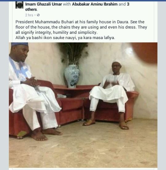 See the Dilapidated Furniture at President Buhari's Family House (Photo)