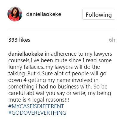 Daniella Okeke Finally Reacts to S*x Scandal Allegations with Apostle Suleman
