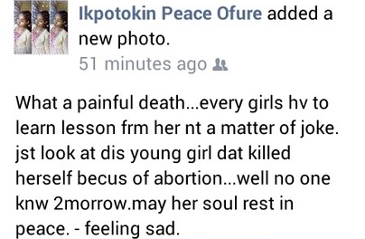 Tragedy as Young Secondary Schoolgirl Dies After Attempting to Abort a Pregnancy (Photo)