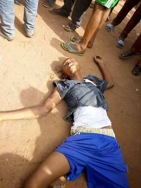 Oh No! See Innocent School Boy Allegedly Killed by Soldiers At Jato Aka In Benue State (Photos)