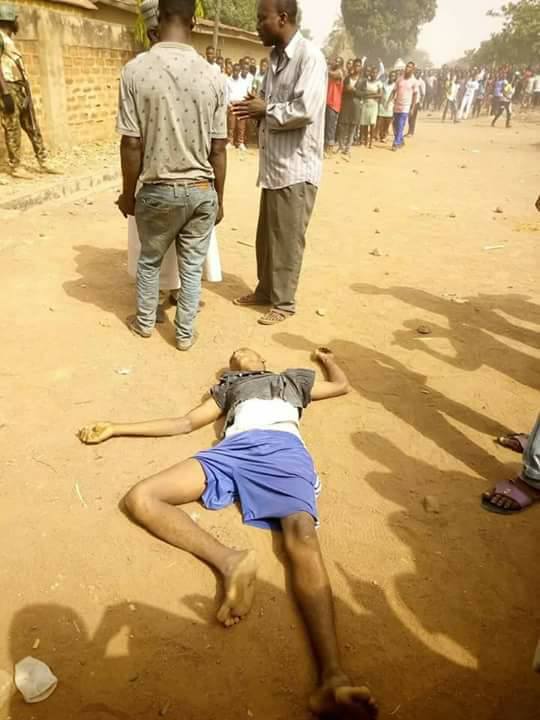 Oh No! See Innocent School Boy Allegedly Killed by Soldiers At Jato Aka In Benue State (Photos)