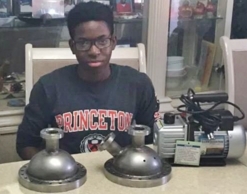 Udotong, a Young Nigerian Wizkid Builds First Nuclear Energy Fusor (Photos)