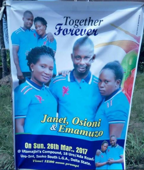 Man Allegedly Set to Marry Two Women at the Sametime in Delta State (Photo)
