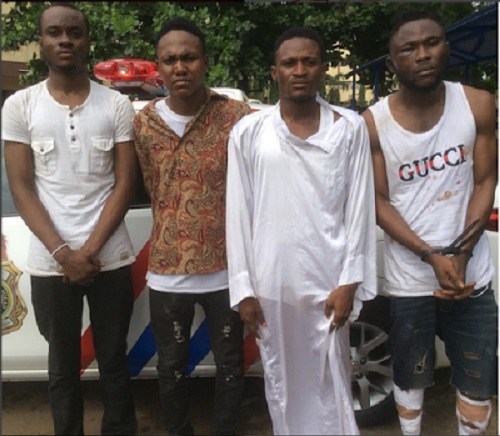 'Yahoo Boys' and Online Fraudsters Arrested in Lagos State (Photo)