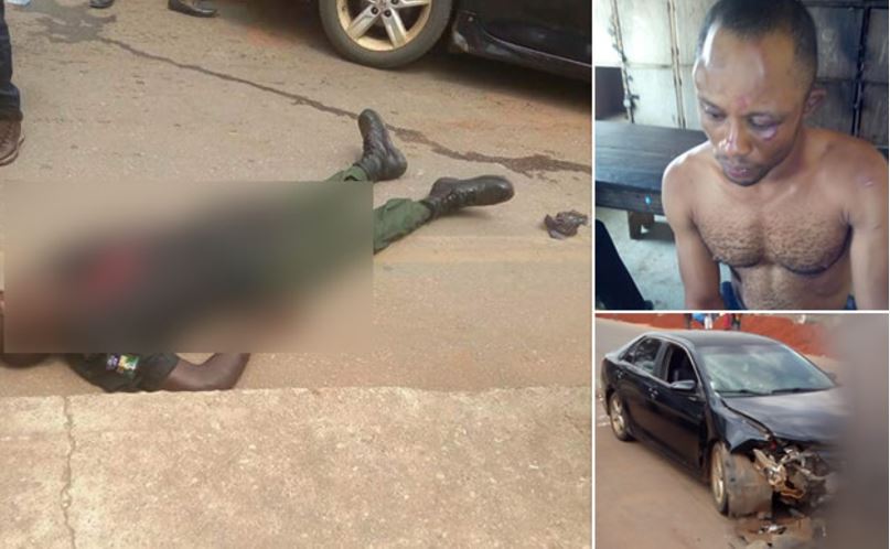 Bloody: Notorious Armed Robbers Shoot Chinese Man, Kill Inspector Before Carting Away N10m in Imo (Photo)