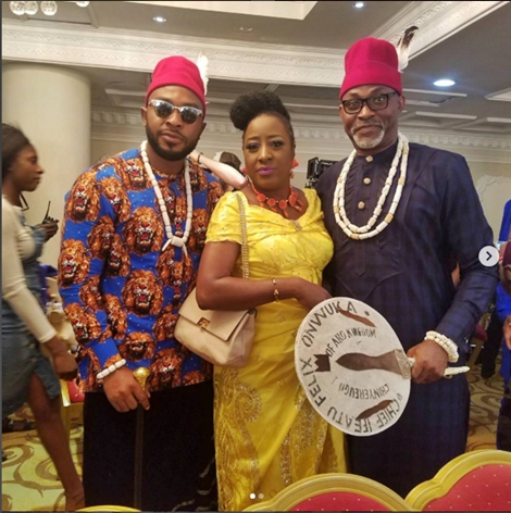 The 'Evil' is Coming! - Chiwetalu Agwu and Patience Ozokwor Join Cast of 'The Wedding Party 2' (Photos)