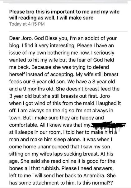 How I Caught My Overaged Son Sucking My Wife's Br3asts - Distraught Man Laments