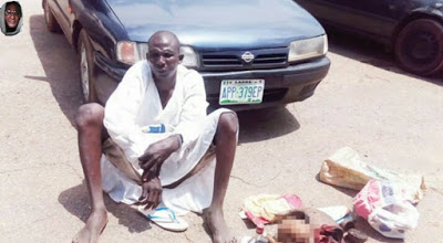 See Face of a Nigerian Prophet Caught with a Human Skull In Oyo State (Photo)