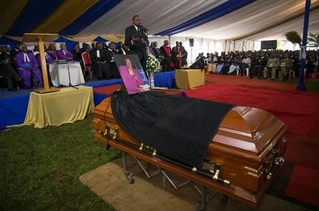 Serious Drama as Two Men Are Shot Dead During Funeral Ceremony Attended By the President