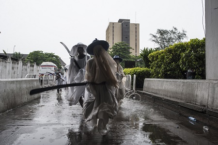 Photos: Lagos Hosts Popular Eyo Festival Despite Heavy Rainfall