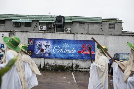 Photos: Lagos Hosts Popular Eyo Festival Despite Heavy Rainfall