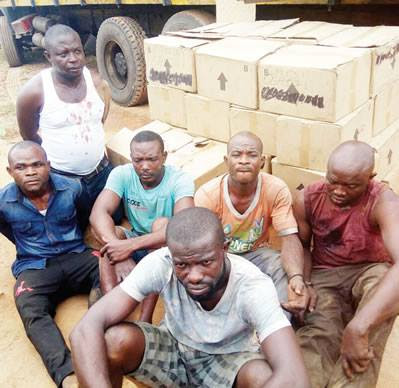 Two Siblings Break Into Warehouse in Ogun State and Steal N30million Worth of Goods (Photo)