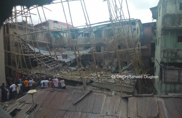 Breaking: Two Dead, 14 Rescued From Collapsed Building...See Details