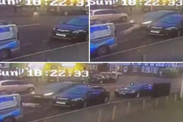 Horror: Shocking Moment 6-year-old Boy Was Sent Flying Through the Air as Car Smashes into Him on The Street