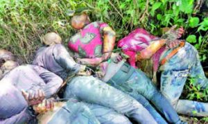 Military Invasion: Corpses of IPOB Members Discovered Inside a Bush in Abia State (Photo)