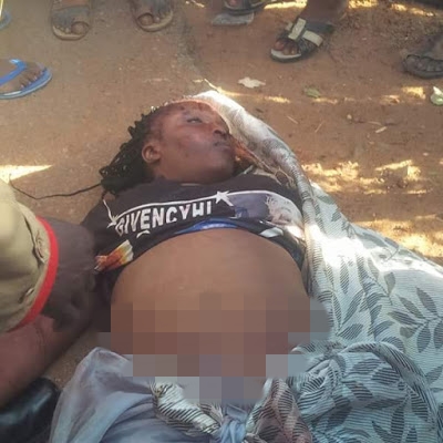 Lady's Corpse Discovered on the Roadside After Being Killed by Suspected Ritualists in Kaduna (Photos)