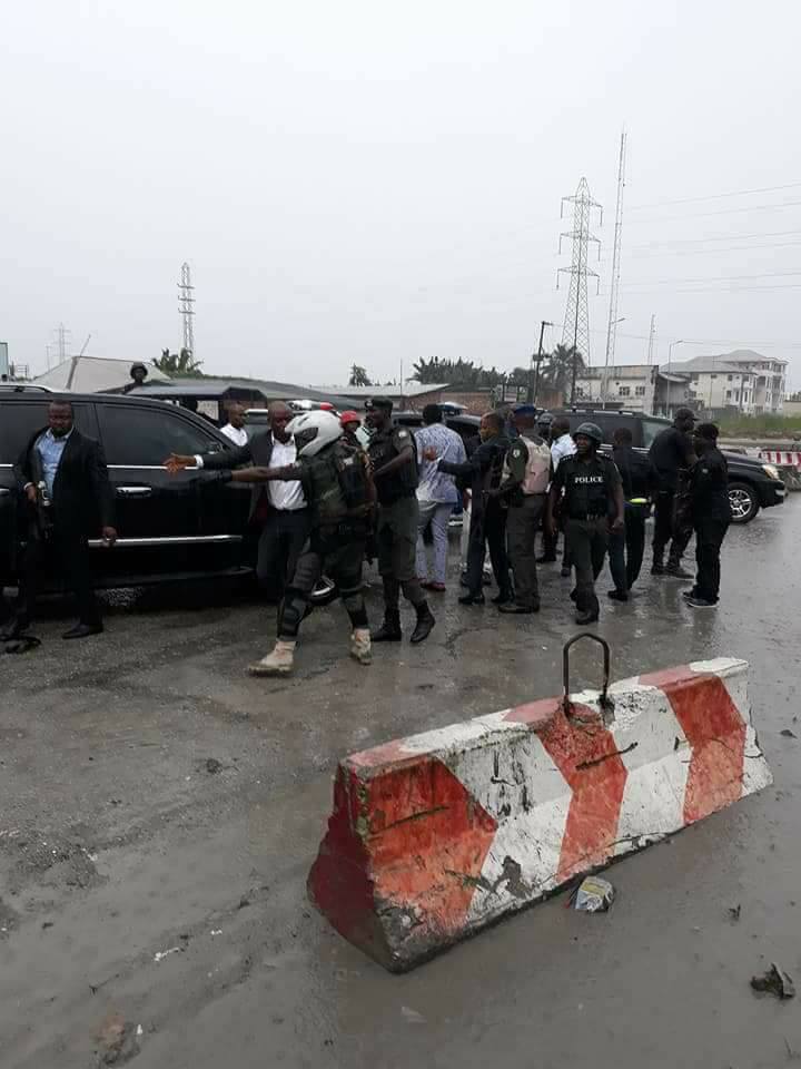 Show of Shame: Wike and Amaechi's Security Aides Clash Violently in Port Harcourt (Photos)