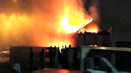 Horror as Serious Fire Breaks Out in Hostel, Leaves 5 Five Workers Dead