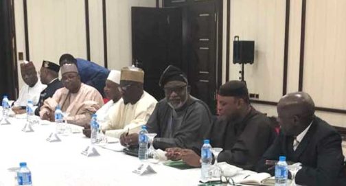 BREAKING News: President Buhari In Emergency Meeting With 7 Governors (Photos)