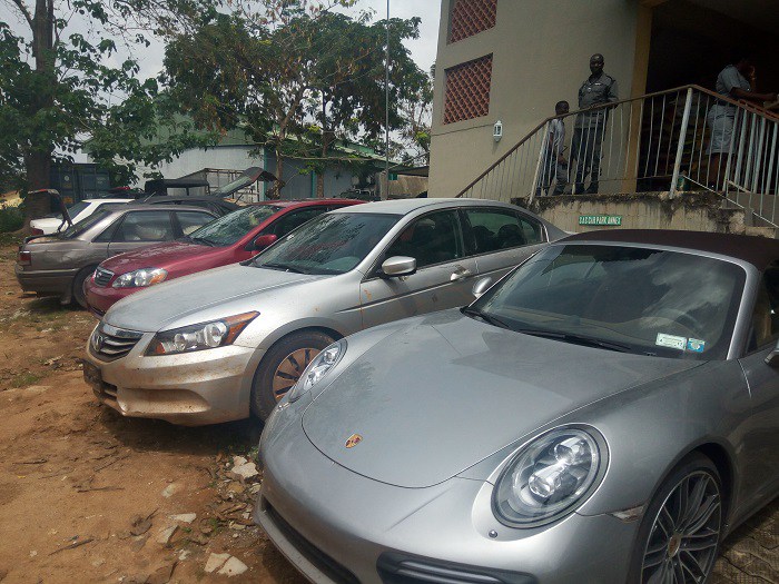 See the Porsche Convertible Worth N89million Intercepted By Nigeria Customs (Photo)