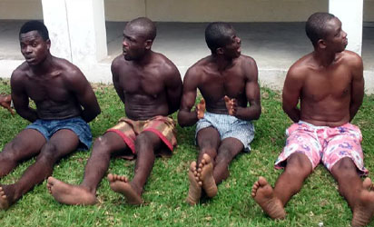 Shocker: 4 Serving Military Men and 7 Others Arrested For Armed Robbery