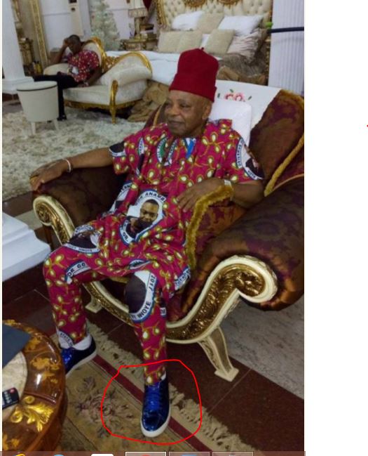 Billionaire Arthur Eze Relaxes In His Mansion Ahead of Anambra Election (Photo)