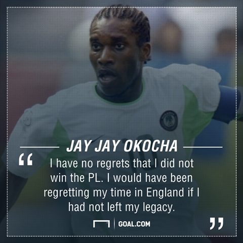 No Regrets Not Winning the Premier League - Jay Jay Okocha Names Man City Star as His Favourite in EPL