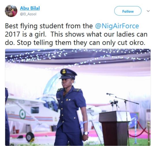 See the Lady Who Graduated as Best Flying Student From the Nigeria Air Force (Photos)