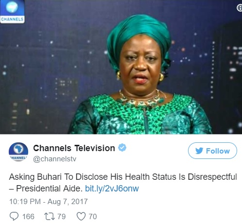 Demanding for Buhari's Health Status is Disrespectful, He is a Private Citizen - Presidential Aide Slams Critics